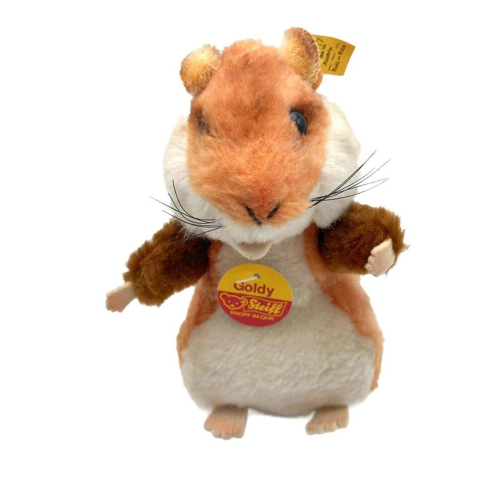 Vintage Goldy Steiff Plush Hamster Toy 1975